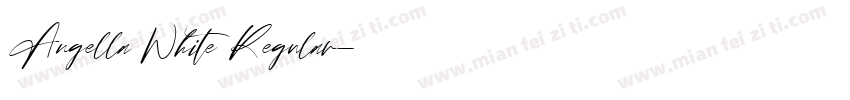 Angella White Regular字体转换
